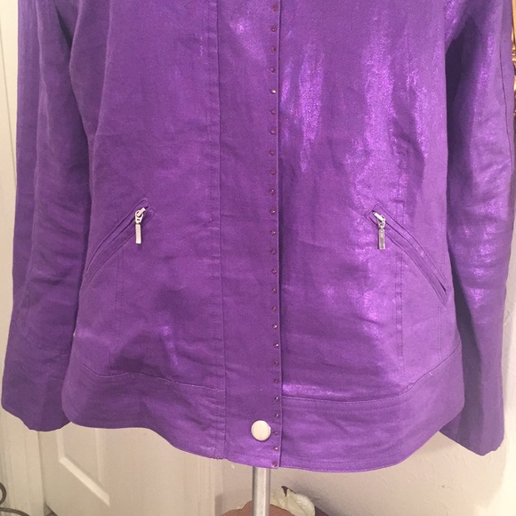 The Collective Works Of Berer Purple Blazer - Picture 3 of 6